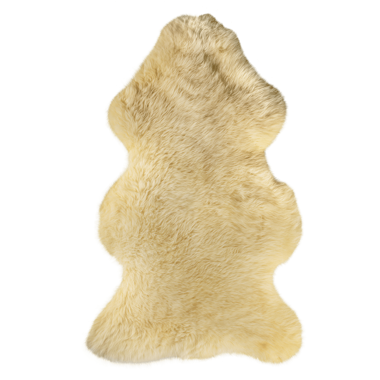 Schaffell für Hunde waschbar mit Naturspitze.