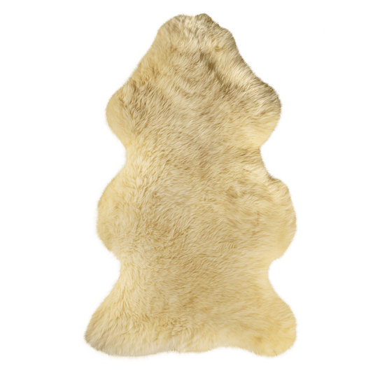 Schaffell für Hunde waschbar mit Naturspitze.