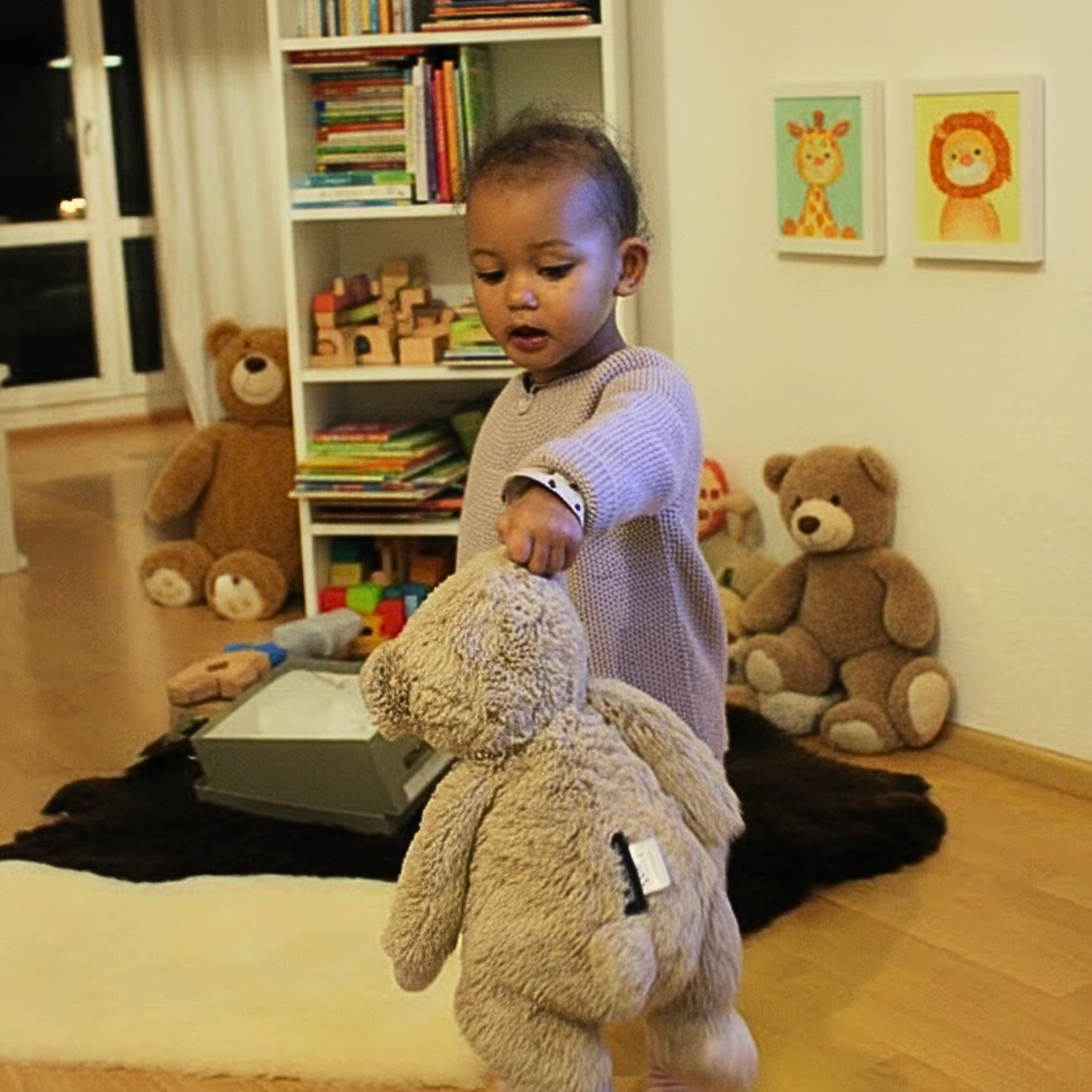 Schaffell für Kinderwagen/Autositz -  waschbar - Gerberei TRAUTWEIN