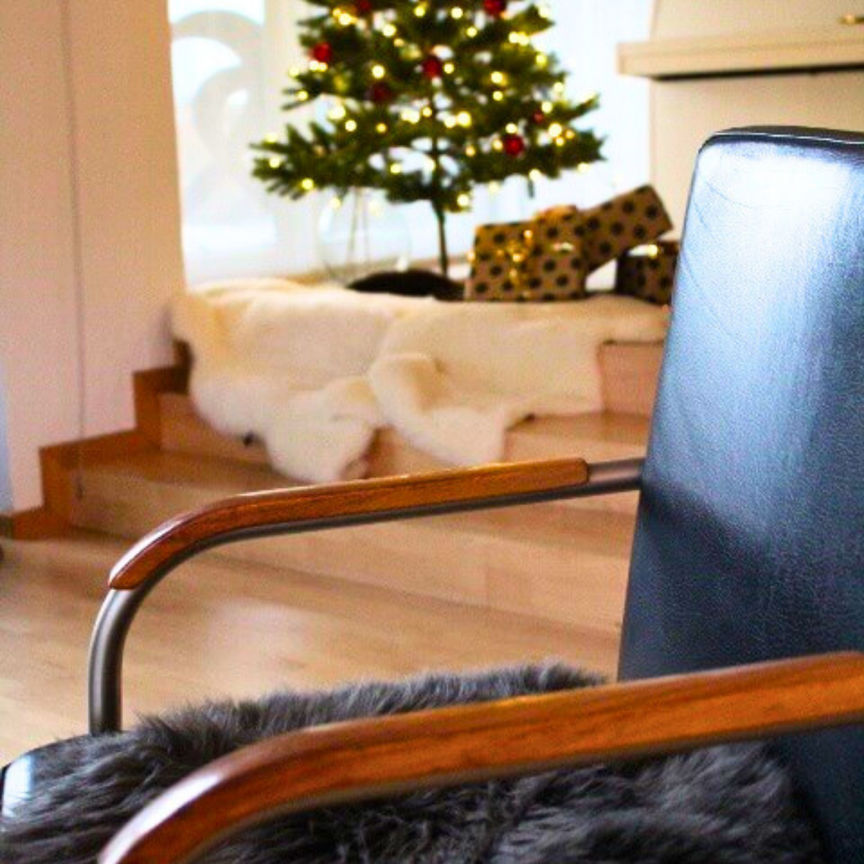 Schaffell Sitzauflage, versch. Farben